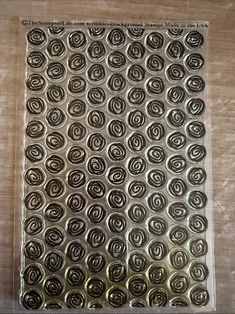 The Stamps of Life Scribbles Background Stamp